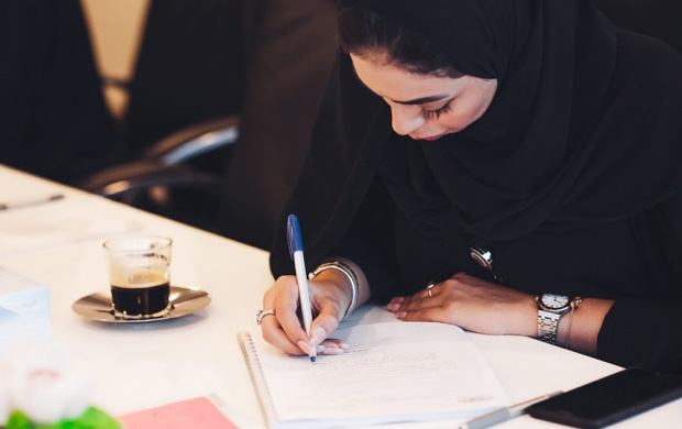 A student checking their work